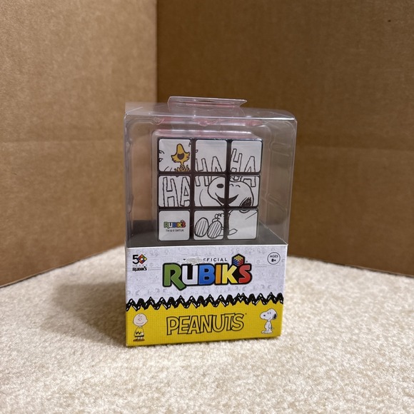 Rubik's Other - The Official Rubik's Cube PEANUTS Classic Moments Themed 3x3 Cube NEW